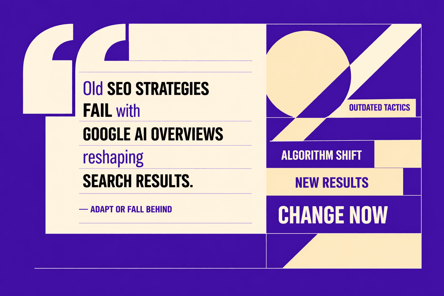 Why Old SEO Strategies Fail with Google AI Overviews - MygomSEO